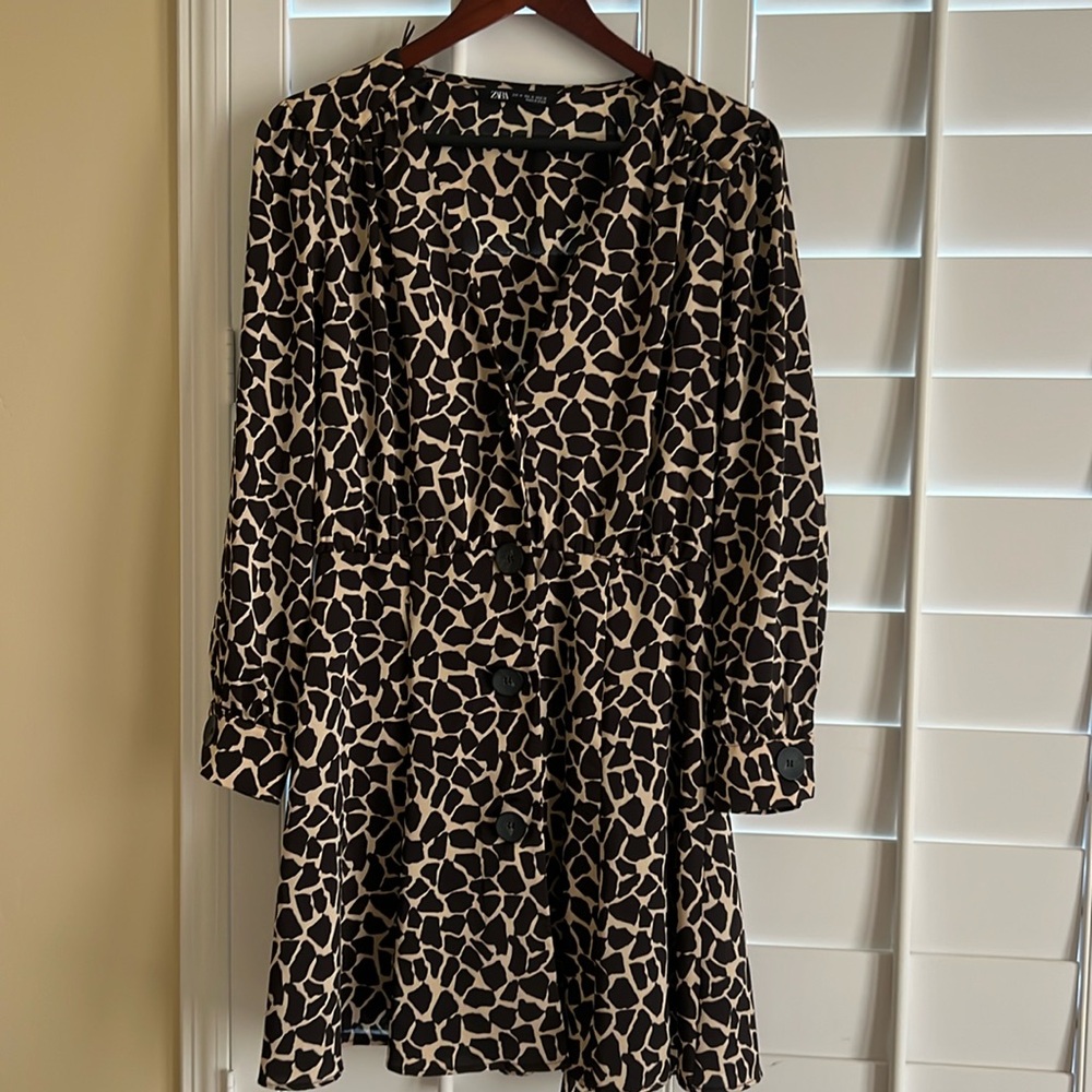 Zara dress animal print